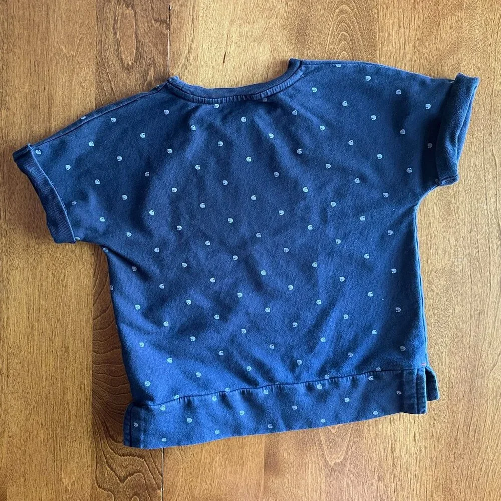 Carhartt navy roll-cuff logo dot shirt 5